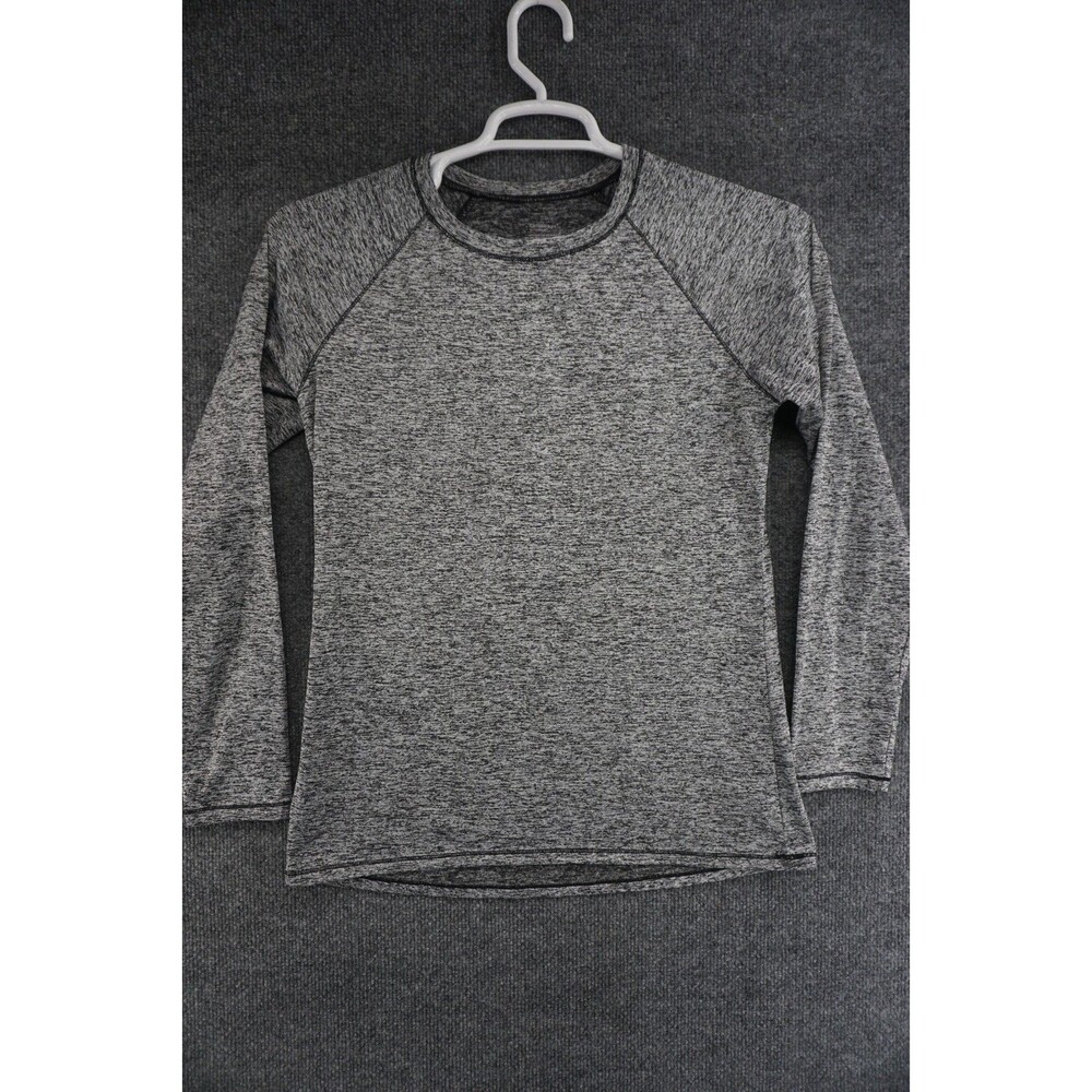 Cuddl Duds Shirt Womens Medium Climate Right Long Sleeve Gray T Shirt